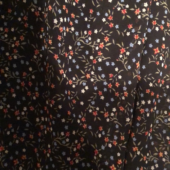 Black floral romper in a size small - Picture 2 of 2
